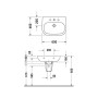 Умивальник DURAVIT D-CODE 60х46 см (23106000002)