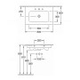 Умивальник VERITY LINE 80х50 см білий альпін (4A128L01)