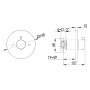 ZAMEK запорный/переключающий вентиль (3 потребителя), форма R (VR-151031) 056167 (IMPRESE)