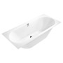 VILLEROY&BOCH OBERON 2.0 ванна 180*80 см, квариловая с ножками и сливом-переливом (UBQ180OBR2DV-01)