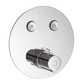 CENTRUM смеситель для душа, термостат, скрытый монтаж, с кнопками, 2 режима (VRB-15410Z) (IMPRESE)