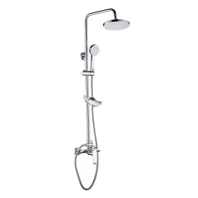 FLY система душова (змішувач для душа, верхній і ручний душ, мильниця) (RSZ084-5) (RJ)