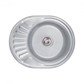 Кухонна мийка Lidz 6044 0,6 мм Decor (LIDZ604406DEC) (SD00027771)
