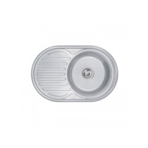 Кухонна мийка Lidz 7750 0,8 мм Decor (LIDZ7750DEC) (SD00027780)