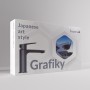 IMPRESE GRAFIKY змішувач для умивальника високий, 35 мм (ZMK041807011)