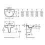 Умивальник ROCA VICTORIA 65 см (A325391000)