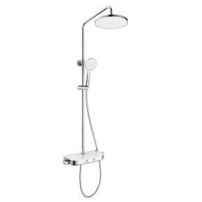 CENTRUM W система душова (змішувач-термостат для душу, верхній і ручний душ 3 режими, шланг) (Т-15520) 074186 (IMPRESE)