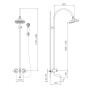 PODZIMA LEDOVE система душевая для ванны (ZMK01170109)056590(IMPRESE)