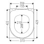 ARCHITECTURA кришка мікроліфт (98M9C101) (VILLEROY & BOCH)