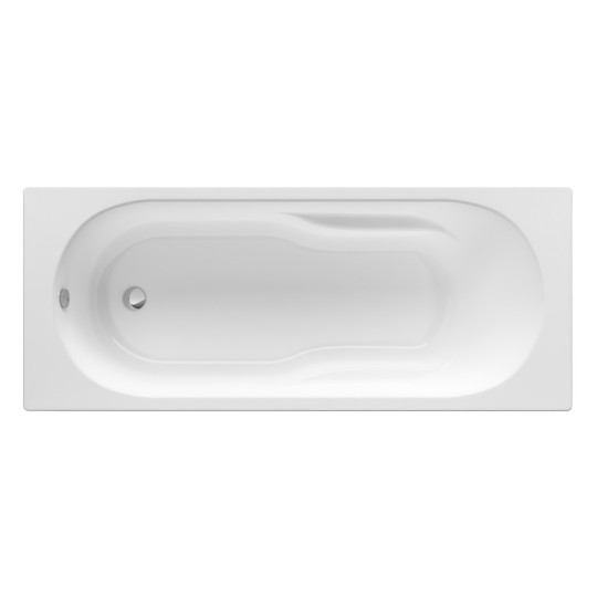 ROCA GENOVA ванна 160*70 см прямоугольная, с регулируемыми ножками в комплекте, объем 168 л (A248367000)