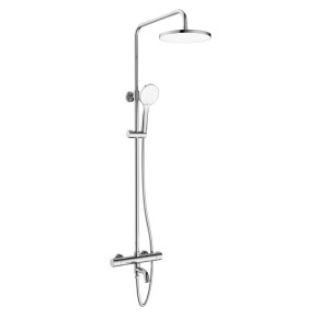 CENTRUM W система душова (змішувач-термостат для ванни, верхній і ручний душ 3 режими, шланг) (Т-10510) 074189 (IMPRESE)