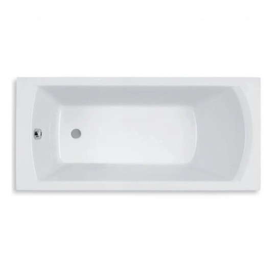 ROCA LINEA ванна 150*70 см прямоугольная, с ножками в комплекте, объем 165 л (A24T010000)