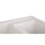 Кухонна мийка з додатковою чашею Lidz 615x500/200 WHI-01 (LIDZWHI01615500200) (SD00039750)