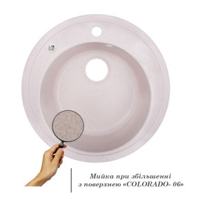 Кухонна мийка Lidz D510/200 COL-06 (LIDZCOL06D510200) (SD00039817)