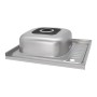 Кухонна мийка Lidz 6050-L 0,6 мм Satin (LIDZ6050L06SAT) (SD00037174)