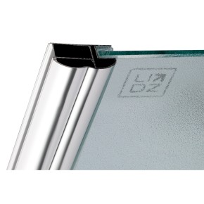 Штора на ванну Lidz Brama SS120x140L.CRM.FR стекло Frost 6 мм, левая (SD00039875)