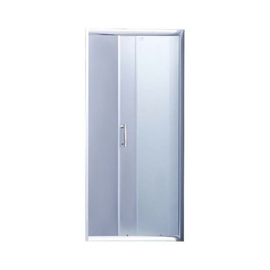 Душевые двери в нишу Lidz Zycie SD100x185.CRM.FR, стекло Frost 5 мм (SD00039877)