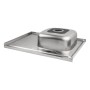 Кухонна мийка Lidz 6080-R 0,8 мм Satin (LIDZ6080RSAT8) (SD00040834)