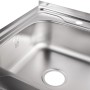 Кухонна мийка Lidz 6080-L 0,8 мм Satin (LIDZ6080LSAT8) (SD00040835)
