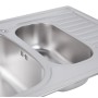 Кухонна мийка Lidz 7850 0,8 мм Satin (LIDZ7850SAT8) (SD00040847)