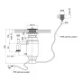 Подрібнювач для кухонної мийки Lidz (BLA) 47 05 000 00 (SD00041470)