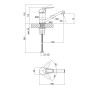 Змішувач для кухні Lidz (CRM) Premiera 41 003М (SD00040936)