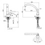 Смеситель для кухни Lidz (CRM) 41 86 008F-3 (SD00041227)