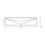 Панель для прямоугольной ванны фронтальная Lidz Panel R 160 160 см (SD00042378)