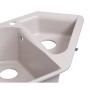 Кухонна мийка з додатковою чашею Lidz 1000x500/225 COL-06 (LIDZCOL061000500225) (SD00044512)