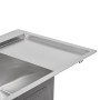 Набор 3 в 1 Lidz кухонная мойка H6350L 3.0/0.8 мм Brush + сушилка + дозатор для моющего средства (SD00045363)