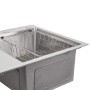 Набір 3 в 1 Lidz кухонна мийка H7851R 3.0/0.8 мм Brush + сушарка + дозатор для миючого засобу (SD00045366)