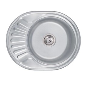 Кухонна мийка Lidz 6044 0,6 мм Decor (LIDZ604406DEC160) (SD00047187)