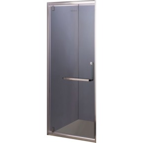 Душові двері AquaStream door 90 Grey 90х190 скло сіре товщина 6 мм, ручка металева