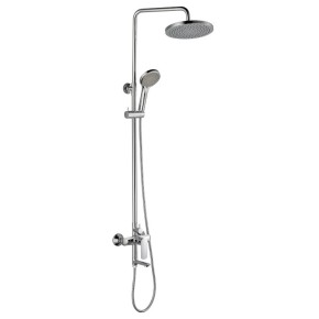 Система душова STRELA (змішувач для ванни, верхній та ручний душ), хром (t03008301AA)