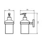 Дозатор для жидкого мыла Lidz (CRG) -115.02.02