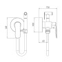 Набір для біде IMPRESE LOKET (VR30230B-BT)