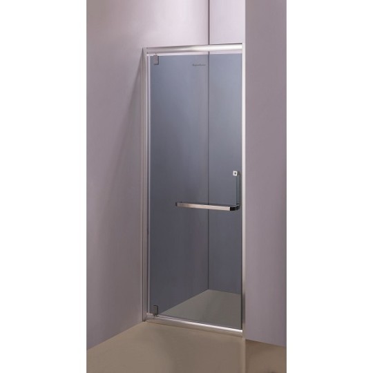 Душевые двери AquaStream door 80 Grey 80х190 стекло серое, 6 мм, ручка металлическая