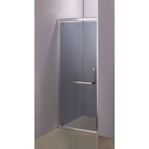 Душові двері AquaStream door 90 Grey 90х190 скло сіре, 6 мм, ручка металева