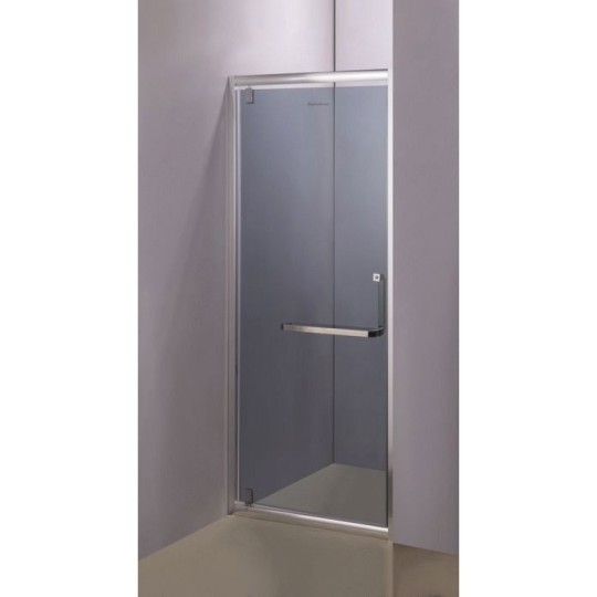Душевые двери AquaStream door 90 Grey 90х190 стекло серое, 6 мм, ручка металлическая