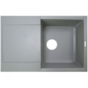 Мийка гранітна Adamant HORIZON 790х500х230 світло-сірий-09