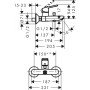 Набор смесителей Hansgrohe Logis Loop для ванны, умывальник 70 (71150000+71244000+26553400)(1042019)