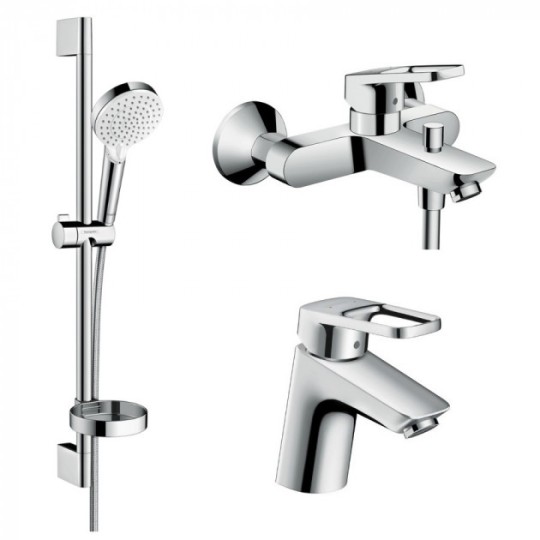 Набор смесителей Hansgrohe Logis Loop для ванны, умывальник 70 (71150000+71244000+26553400)(1042019)