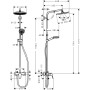 CROMETTA S 240 1jet Showerpipe душова система з одноважільним змішувачем, хром (27269000)