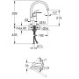 EUROSMART New змішувач для кухні одноважільний (33202002)