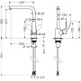 FOCUS 280 змішувач для кухні, одноважільний, з поворотним виливом (31817000)