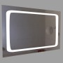 Дзеркало прямокутне 55*80 см зі світлодіодним підсвічуванням і вбудованим дзеркалом зі збільшенням 3х (16-55-558)