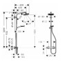 CROMETTA 160 Showerpipe душова система з термостатом (27264400)