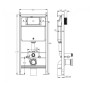 Інсталяція для унітазу 3в1 VOLLE MASTER EVO (в комплекті: інсталяція, кріплення, прокладка) (212010)