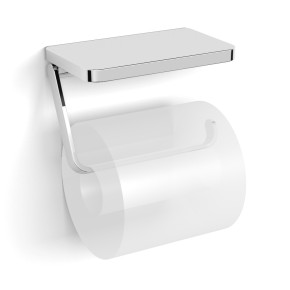 TEO держатель-полочка для туалетной бумаги, крепление к стене, хром (15-88-445)