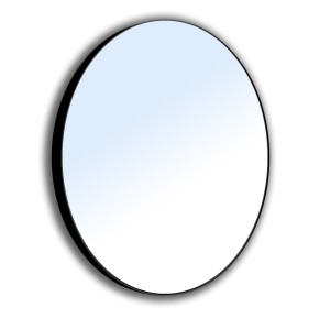 Зеркало круглое 60*60 см на стальной крашенной раме, черного цвета (16-06-905)